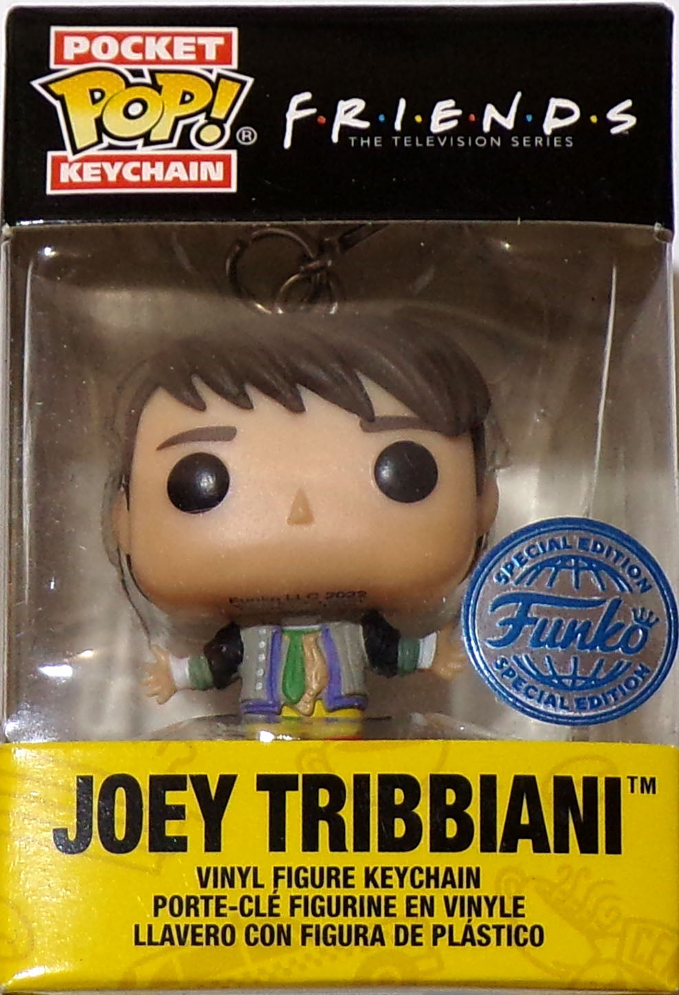Funko Pocket POP! Friends: Joey Tribbiani in Chandler's Clothes, Keychain NEW!