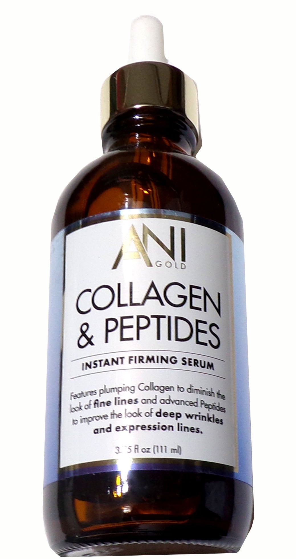 ANI Gold Collagen & Peptides Instant Firming Serum 3.75 fl oz (Set of 2)