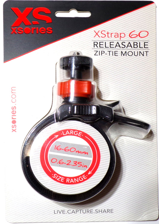 XSORIES XStrap 60 Releasable Zip-Tie Action Camera Mount 16-60mm Size Range