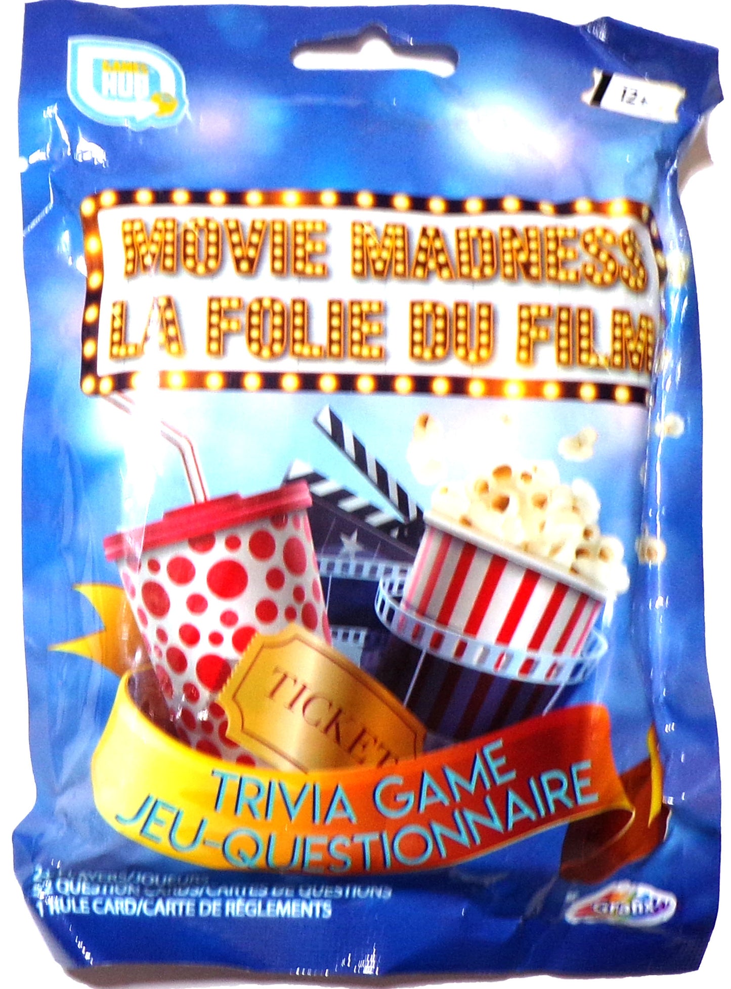 Grafix Movie Madness Trivia Game Age 12+