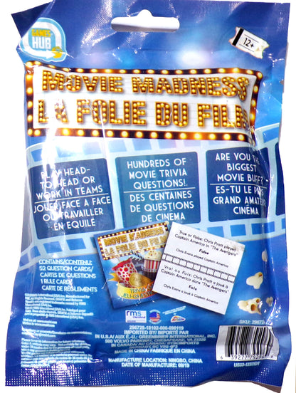 Grafix Movie Madness Trivia Game Age 12+