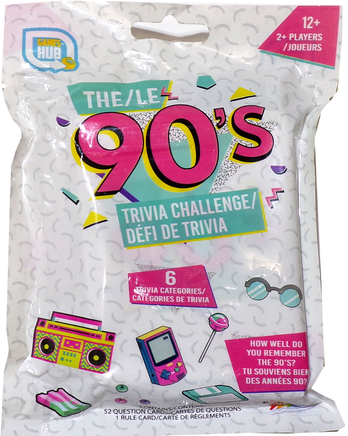 Games Hub Trivia Cards The 90s/Movie Madness/Either This Or That NIP (Set of 3)