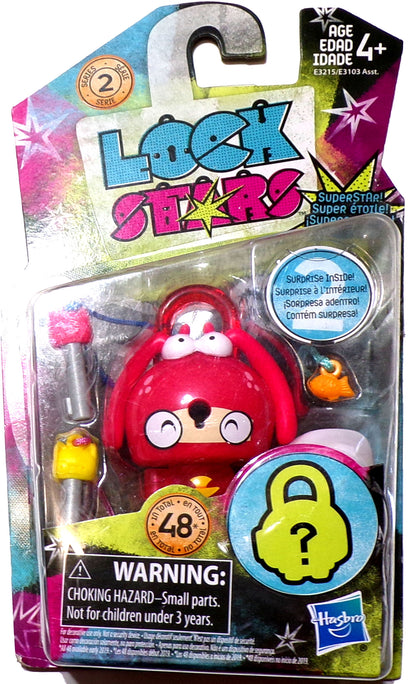 Lock Stars Series 2 - E3215/E3103 Red Hasbro Child Toy NIB#21