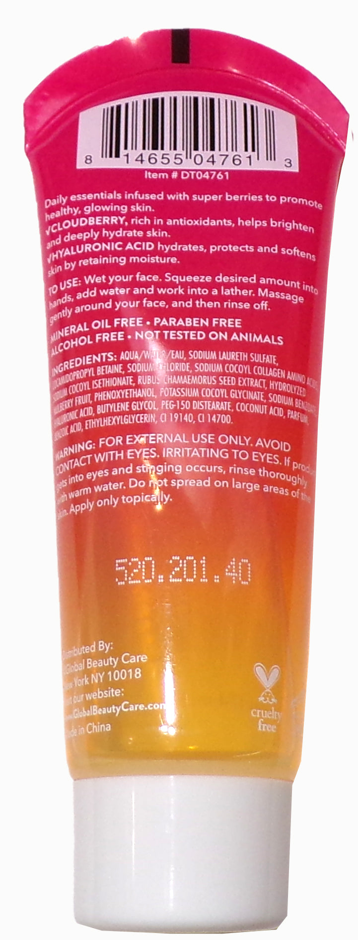 Global Beauty Care Super Berry Exfoliating Jelly Cleanser 2.5 Fl (Set of 2)