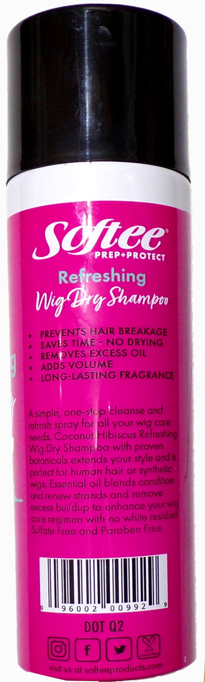 Softee Wig Weave Dry Shampoo Coconut Hibiscus 10oz (Set of 2)