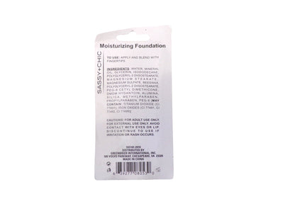 Sassy + Chic Moisturizing Foundation# Dark (Set of 2)