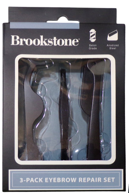 Brookstone 3-Pack Eyebrow Repair Set