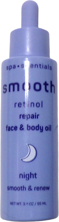 Spa Scentials Smooth Retinol Repair Face & Body Oil 3.4 OZ (Set of 2)