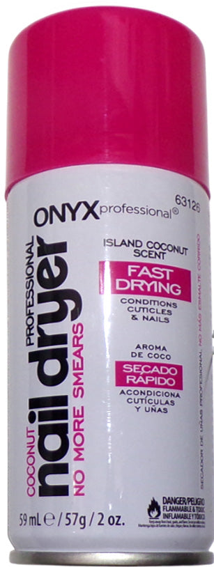 ONYX Professional Nail Dryer Island Coconut Scent Fast Drying 2 oz (Set of 2)