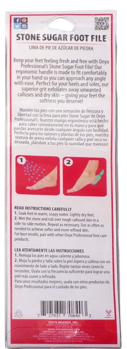 Onyx Feet Stone Sugar File Softer Feet New Feet (Set of 2)