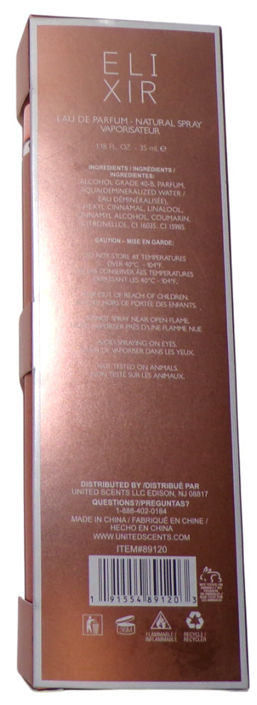 Elixr Eau de Parfum Natural Sprey 1.1 fl 0z