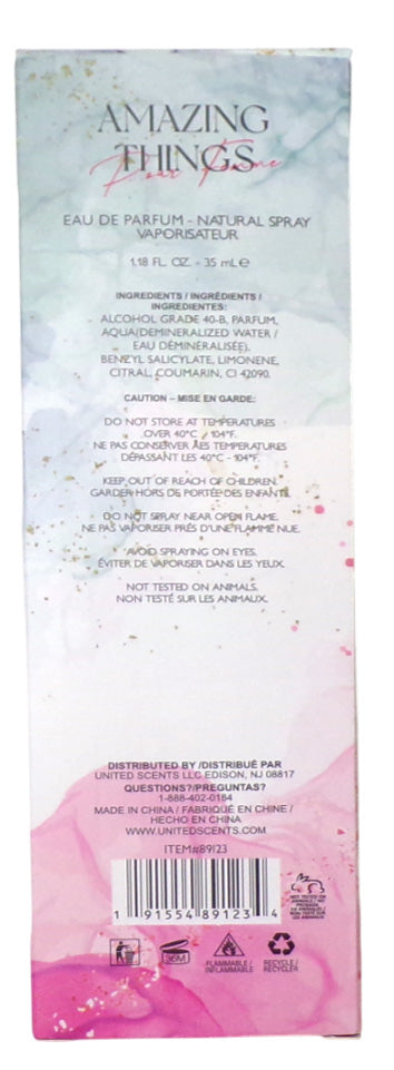 Amazing Things Eau de Parfum Natural Sprey Vaporisateur 1.8