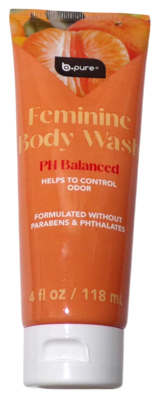 b pure Feminine Body Wash PH Balanced Helps to Control Odor 4 fl oz (Set of 2)