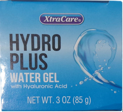 Xtra Care Hydro Plus Water Gel w/Hyaluronic Acid Face 3oz (Set of 2 Packs)