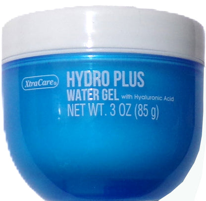 Xtra Care Hydro Plus Water Gel w/Hyaluronic Acid Face 3oz (Set of 2 Packs)