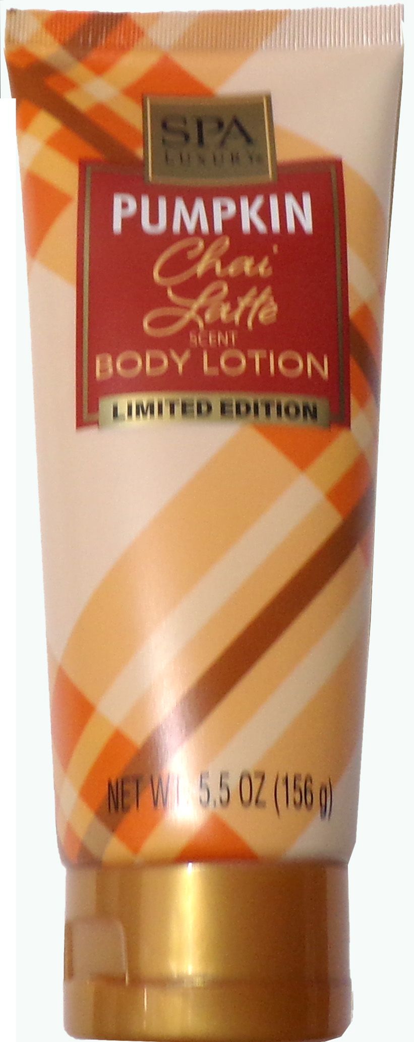 SPA LUXURY PUMPKIN CHAI LATTE SOFT HAND & BODY LOTION LIMITED EDITION 5.5oz