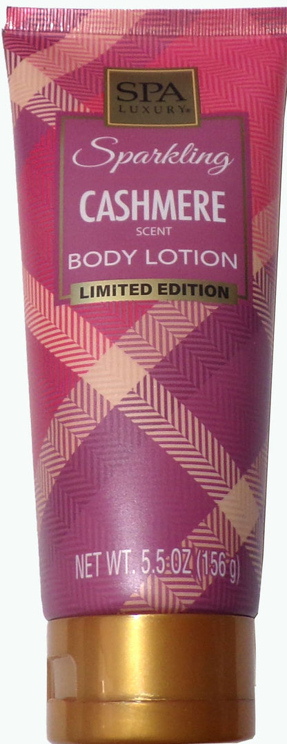 SPARKLING CASHMERE HAND & BODY LOTION 5.5 Oz Each LIMITED EDITION (Set of 2)