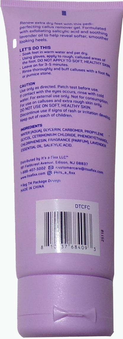 SPA SCENTIALS RENEW FOOT CALLUS REMOVER GEL SALICYLIC ACID & LAVENDER OIL (Set)