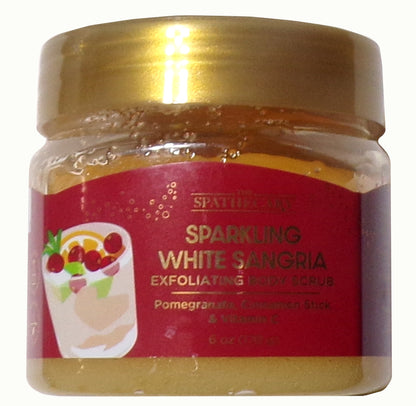 Spathecary Body Scrubs White Sangría 6 oz (Set of 2)