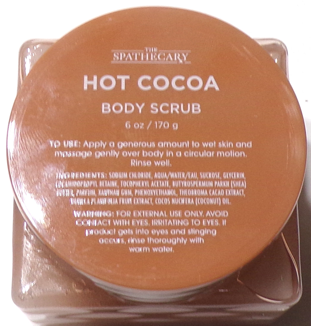 The Spathecary Hot Cocoa Body Scrub 6oz (Set of 2)