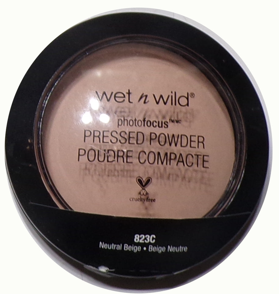 Wet n Wild Photo Focus Pressed Powder #823C Neutral Beige 7.5 g .26oz. Set of 2