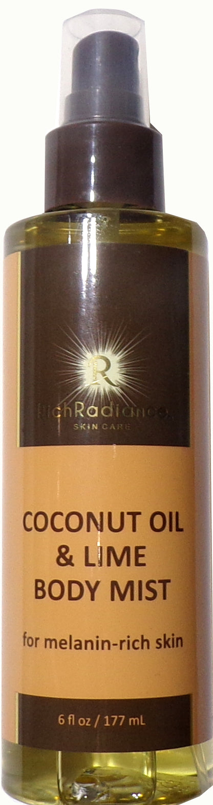 Rich Radiance Coconut Oil & Lime Body Mist, Body Scrub (Set of 2)