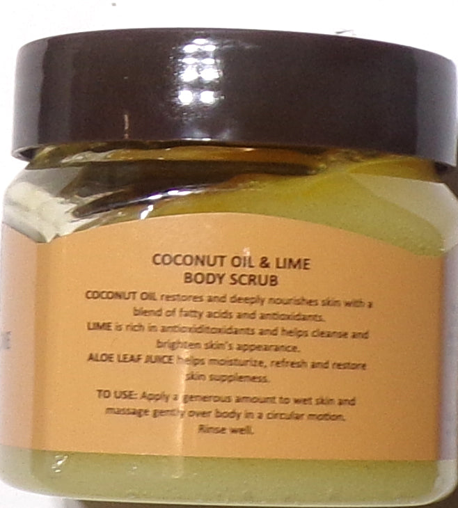 Rich Radiance Coconut Oil & Lime Body Scrub (Set of 2)