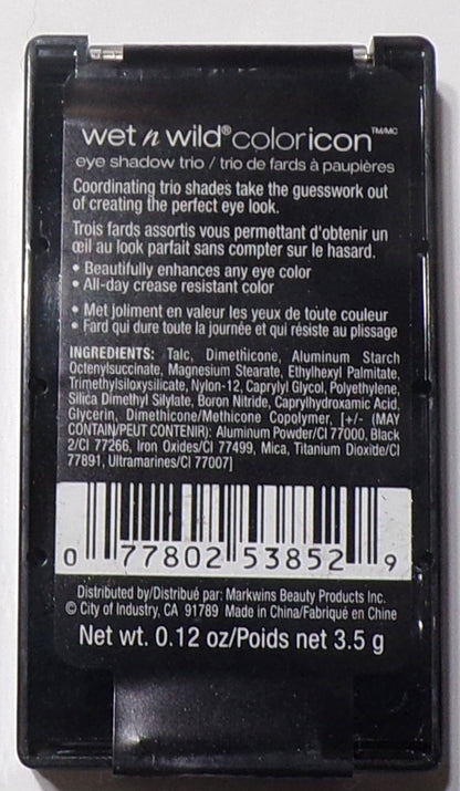 Wet n Wild Color Icon Collection Eyeshadow Trio # 334