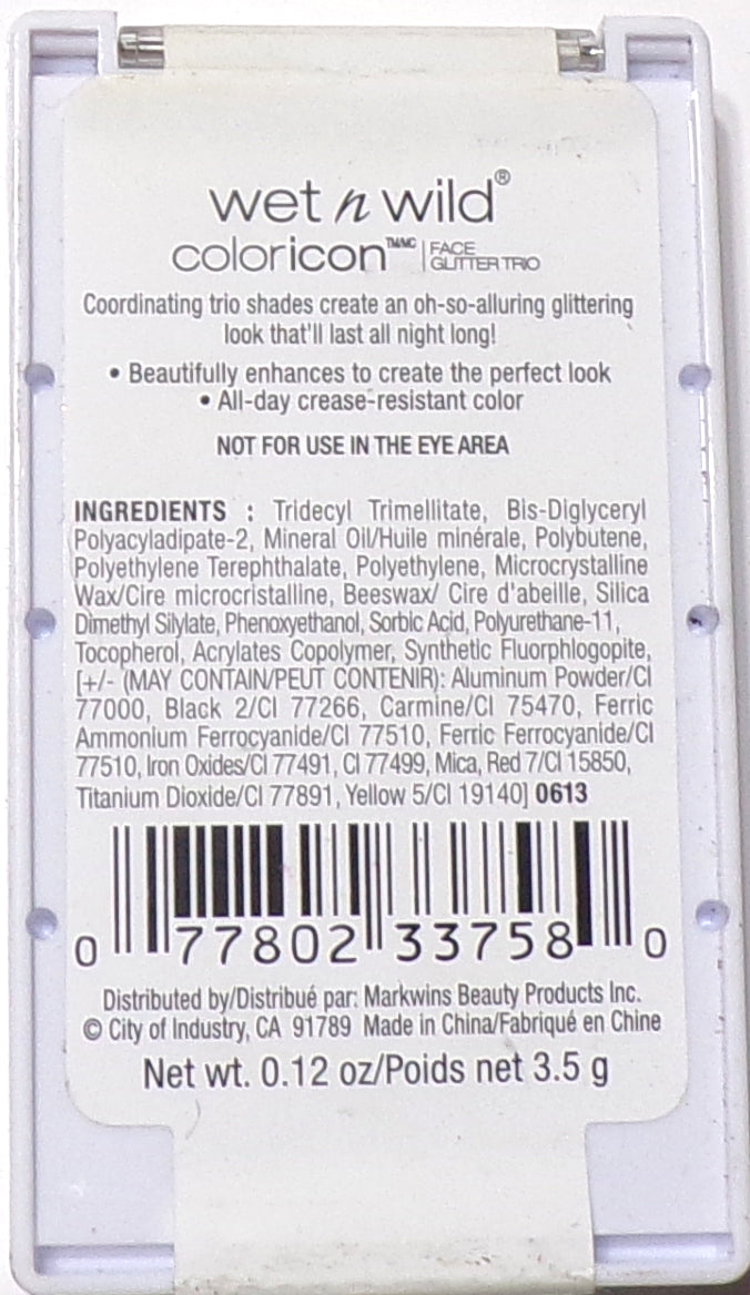 Wet n Wild Color Icon Collection Eyeshadow Trio # 33578