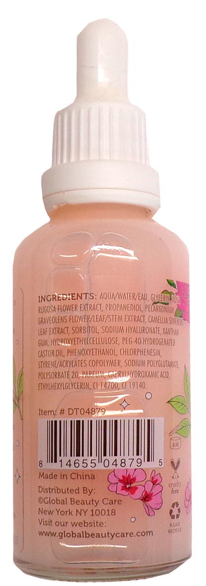 Global Beauty Care Geranium Rose Facial Oil White Tea 1.7oz Hydrating