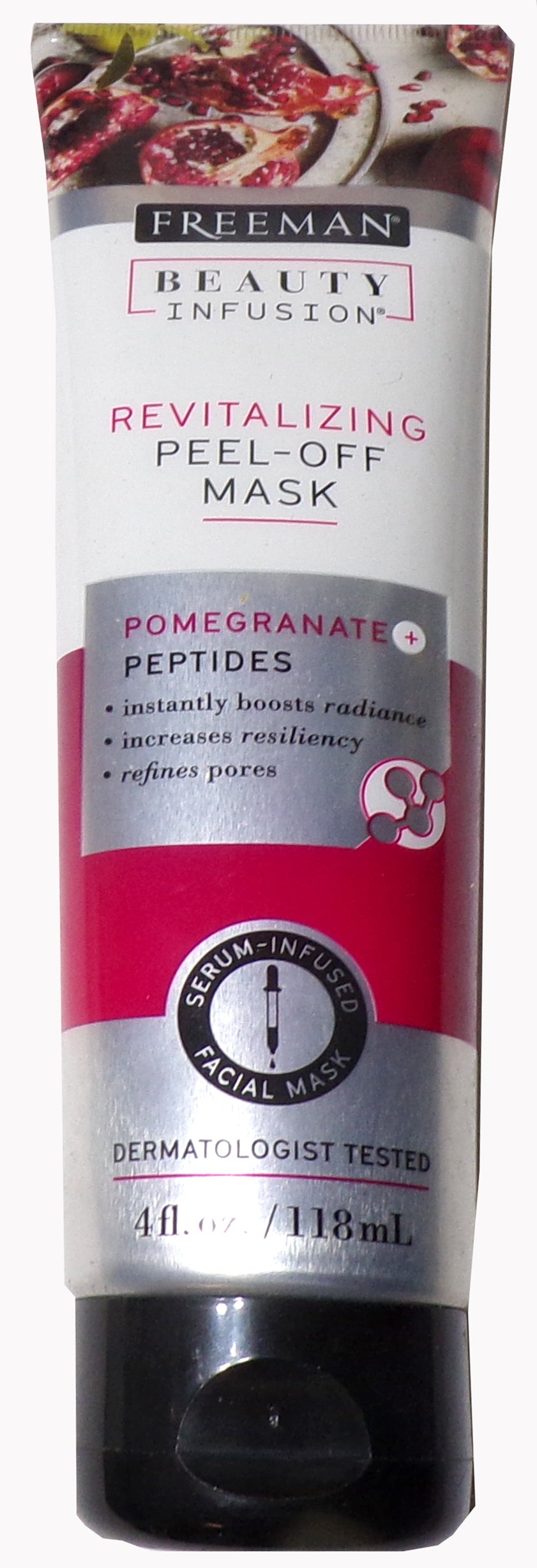 Freeman Beauty Infusion Revitalizing Pomegranate Peel-off Face Mask 4 fl/oz