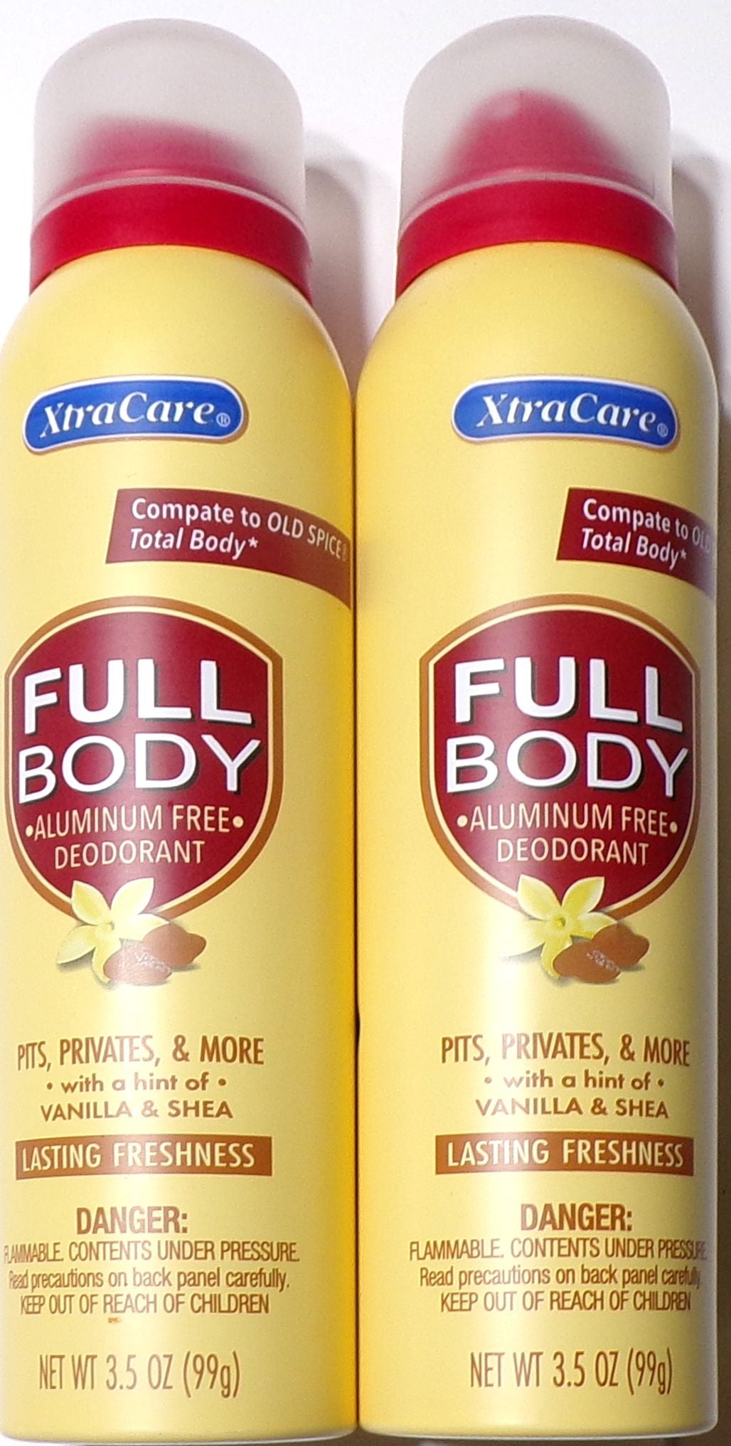 XtraCare Full Body Deodorant 3.5oz Aluminum Free (Set of 2)