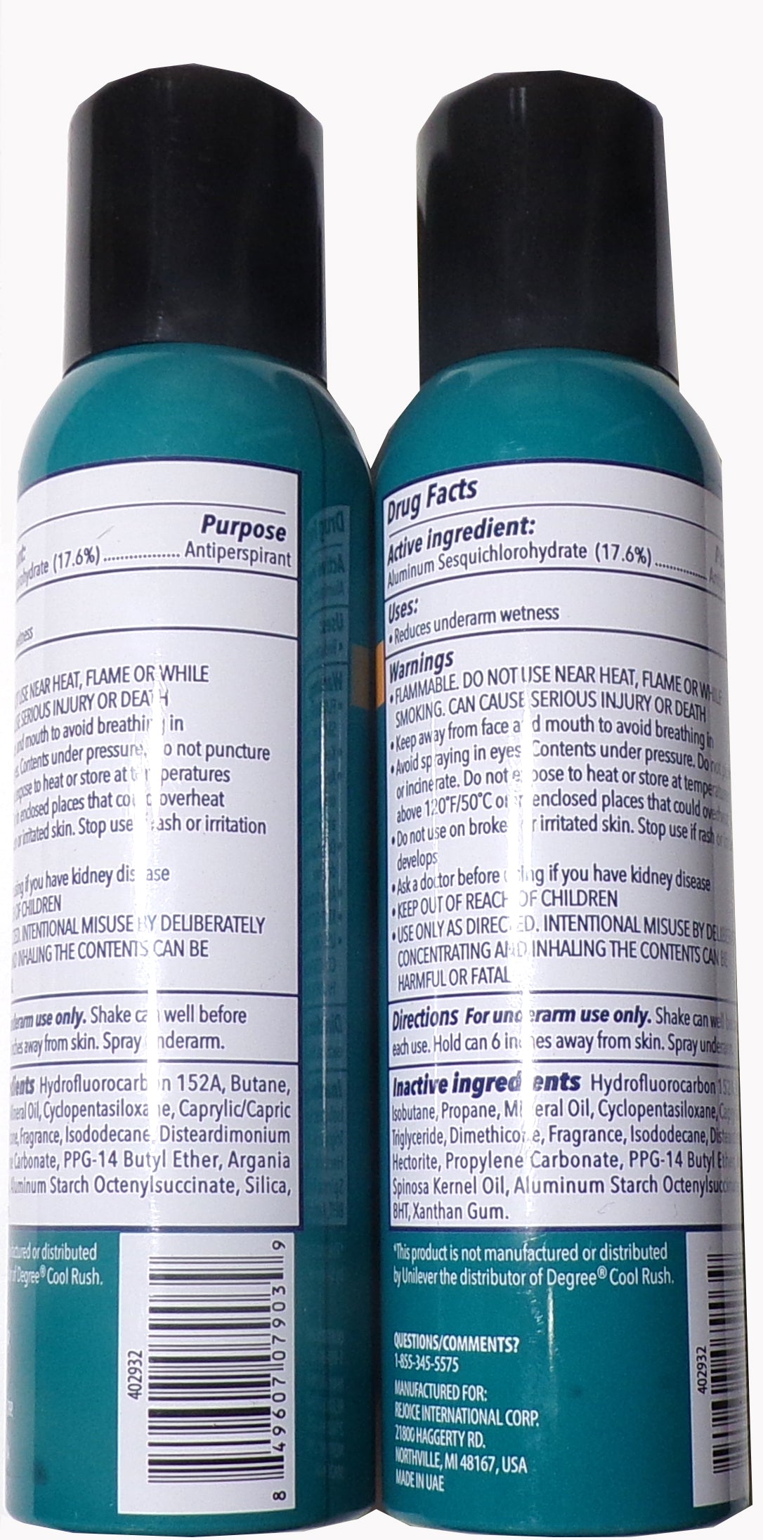 XtraCare Cool Sport Antiperspirant/Deodorant 48HR (Set of 2)