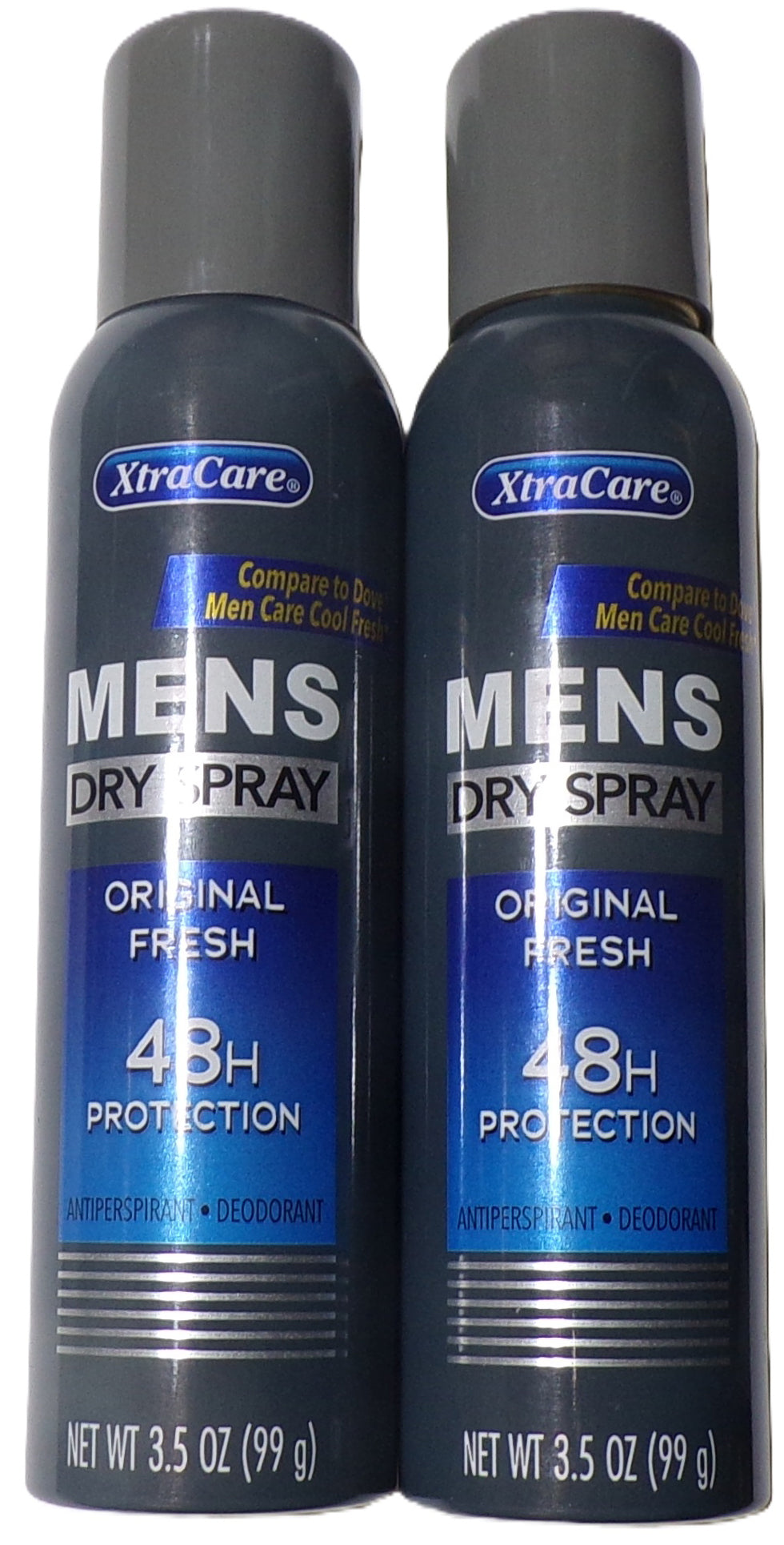 XtraCare Men’s Original Fresh Antiperspirant/Deodorant 48HR Protection Set of 2