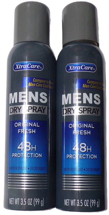 XtraCare Men’s Original Fresh Antiperspirant/Deodorant 48HR Protection Set of 2