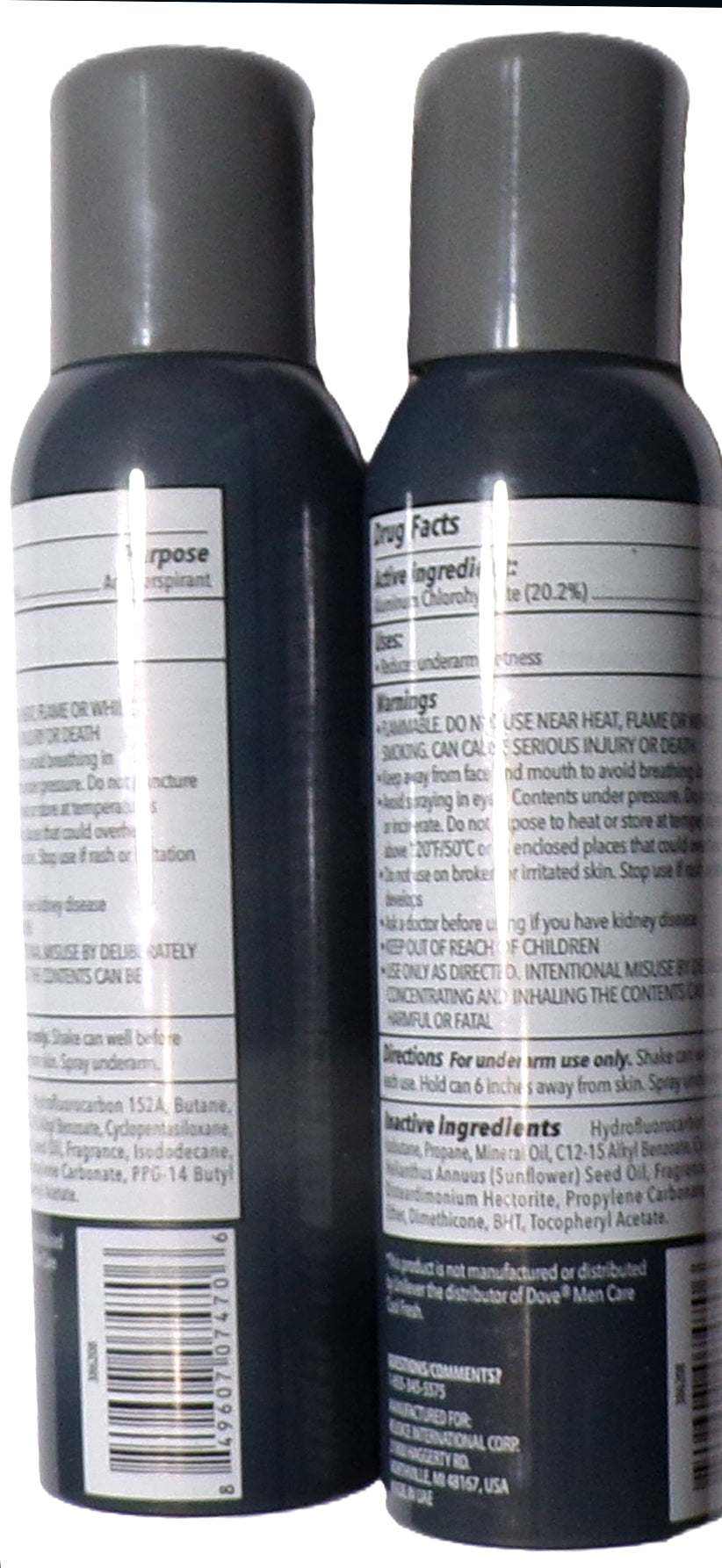 XtraCare Men’s Original Fresh Antiperspirant/Deodorant 48HR Protection Set of 2