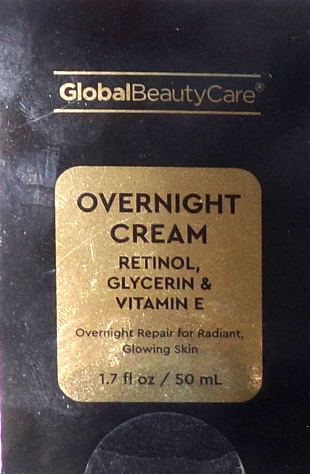 Global Beauty Care Overnight Cream Retinol, Glycerin and Vitamin E (Set of 2)