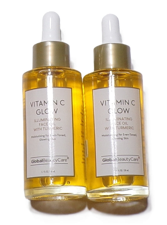 Global Beauty Care Vitamin C Glow Illuminating Face Oil 1.7fl/oz (Set of 2)