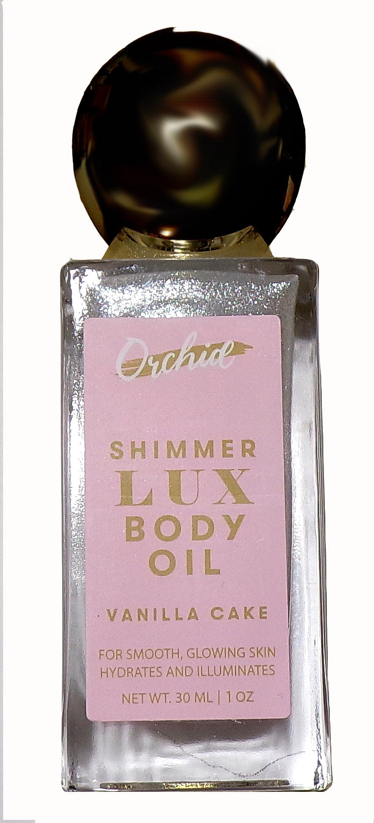 Orchid Shimmer Lux Body Oil ~ Vanilla Cake (Set of 2)
