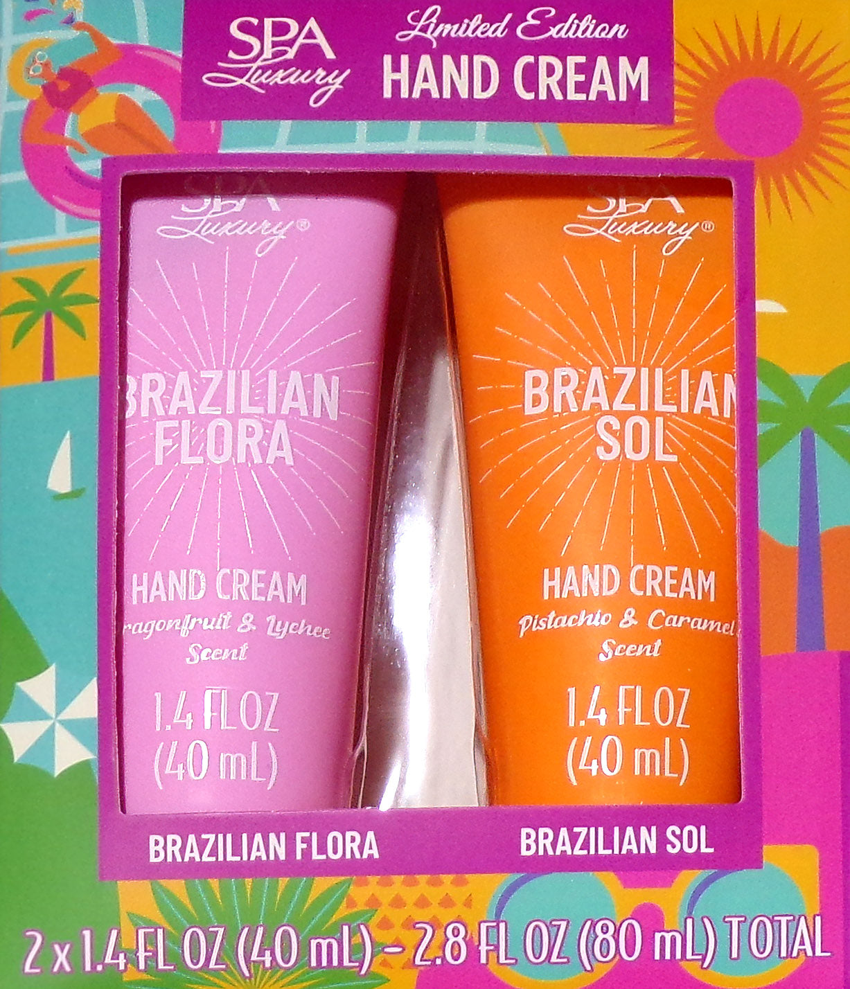 Spa Luxury Limited Edition Hand Cream - Brazilian Sol & Brazilian Flora (Set)