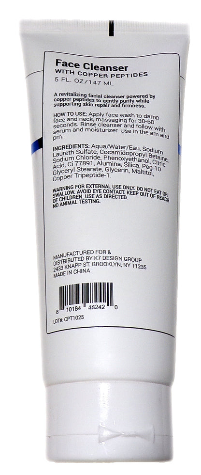 ReviveRx Face Cleanser, Elixir, Face Neck with Copper Peptides (Set of 3)