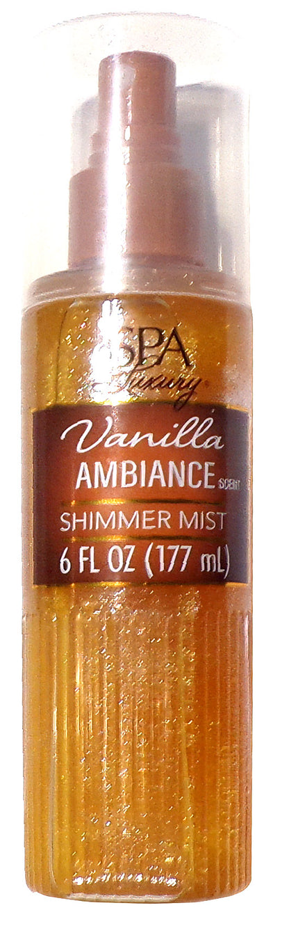 SPA Luxury Shimmer Mist Rose Champagne, Sparkling Berry, Vanilla Ambiance Set