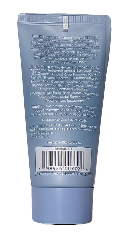 Biopure Tattoo Care Lotion 2oz Vitamins B3 B5 E Soothing Moisturizing (Set of 2)