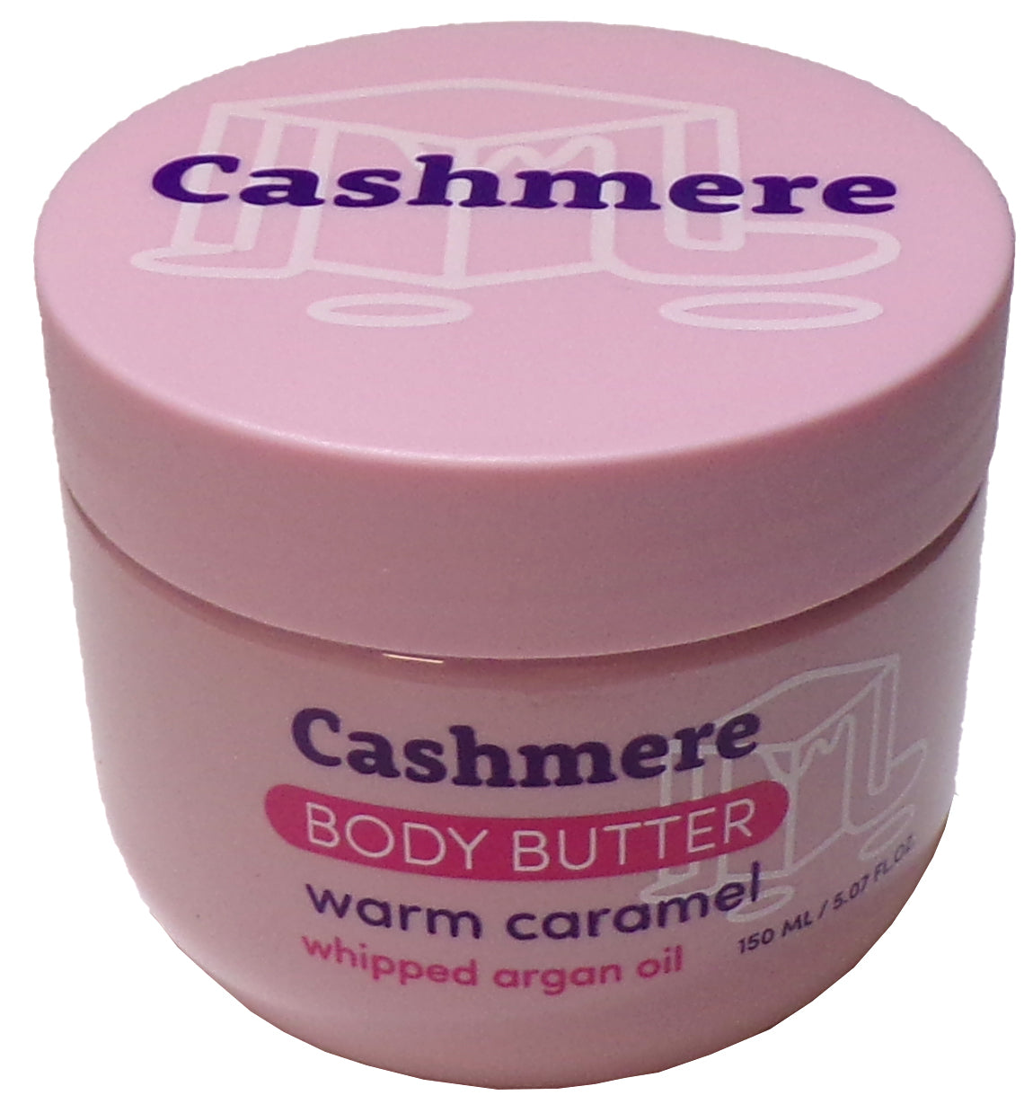 Cashmere Whipped Body Butter, Warm Caramel Scent, 150 mL (Set of 2)