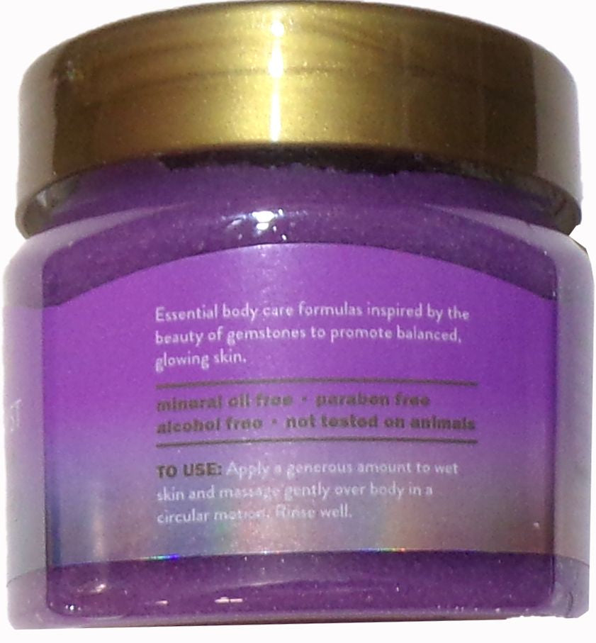Global Beauty Care Body Scrub - Amethyst Lavender Scent 6 oz / 170 g (Set of 2)