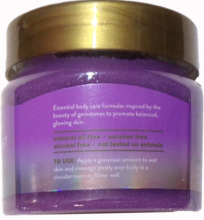 Global Beauty Care Body Scrub - Amethyst Lavender Scent 6 oz / 170 g (Set of 2)