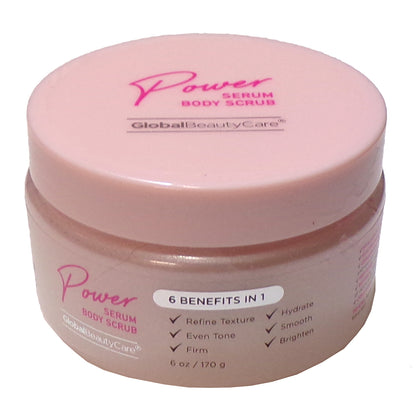Global Beauty Care Body Scrub -Power Serum 6 Benefits in 1 6 oz / 170 g