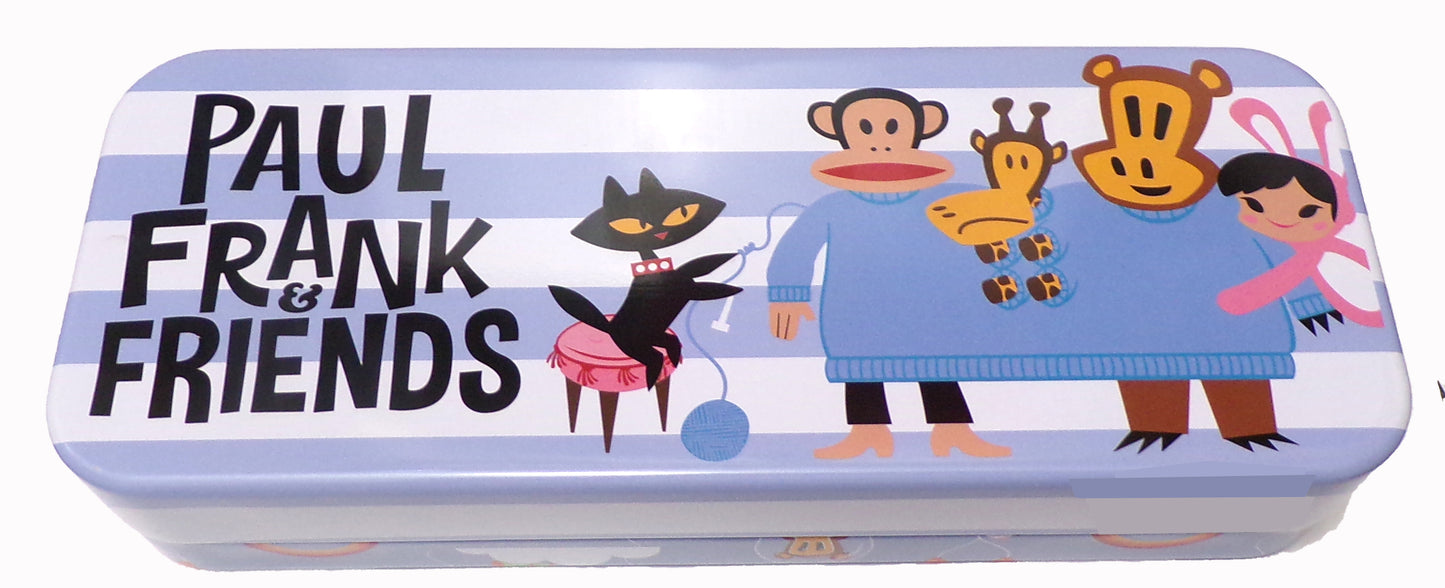 Paul Frank & Friends - Metal Tin Case Pencil Box Storage