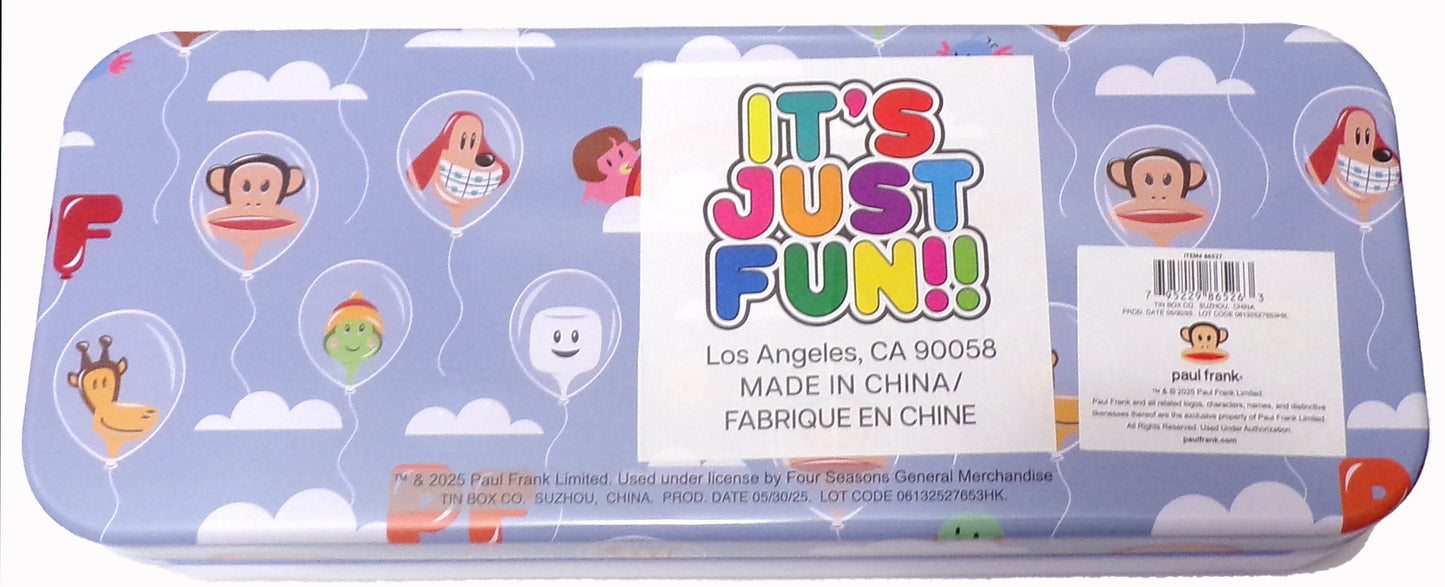 Paul Frank - Metal Tin Case Pencil Box Storage (Set of 2)