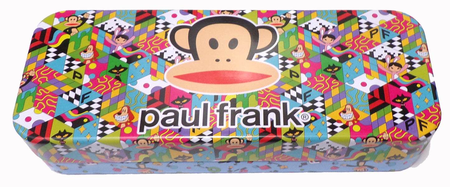 Paul Frank - Metal Tin Case Pencil Box Storage Multicolor